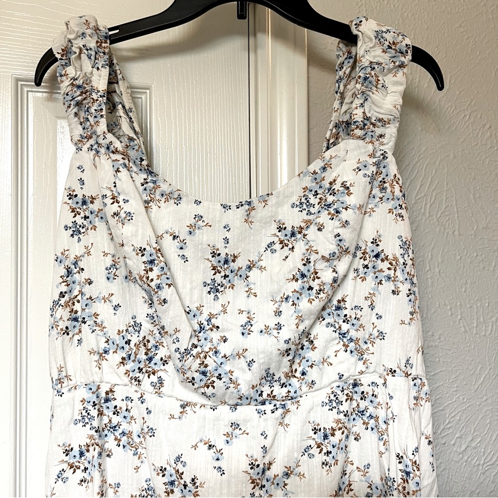 Old Navy Fit & Flare Puff-Sleeve Mini Dress